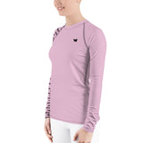 YAKWARY Women Pink Special Rash Guard