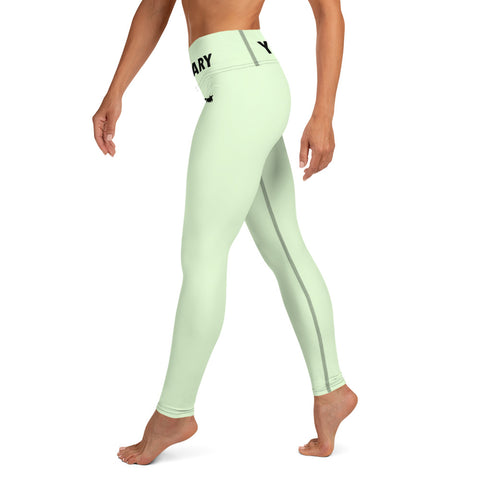 YAKWARY Green Yoga Leggings With Pocket