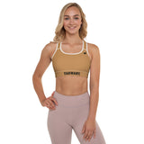 YAKWARY Women Brown Padded Sports Bra