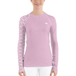 YAKWARY Women Pink Special Rash Guard