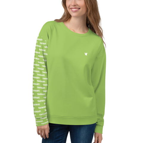 YAKWARY Women Green Special Sweatshirt