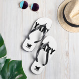 YAKWARY White Flip-Flops