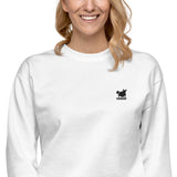 YAKWARY Women Embroidered Fleece Pullover