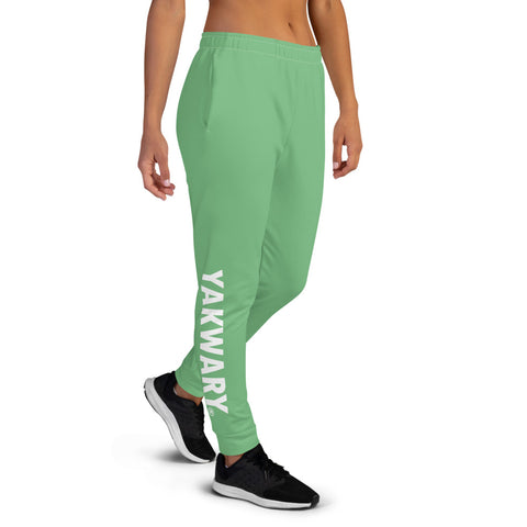 YAKWARY Women Green Joggers