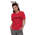 YAKWARY Women Colour Cotton T-Shirt