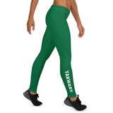 YAKWARY Women Green Leggings