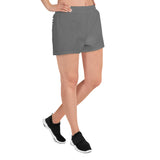 YAKWARY Women Gray Athletic Short Shorts