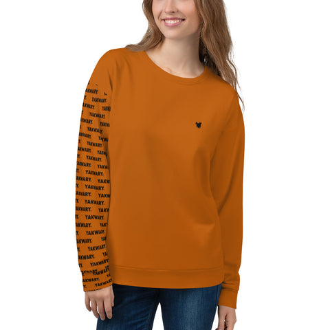 YAKWARY Women Brown Special Sweatshirt