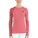 YAKWARY Women Pink Special Rash Guard