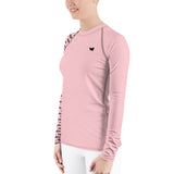 YAKWARY Women Pink Special Rash Guard