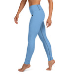 YAKWARY Blue Yoga Leggings Without Pocket