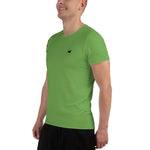 YAKWARY Men Green Sports T-shirt