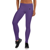 YAKWARY Women Purple Leggings