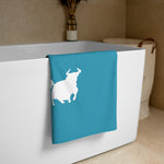 YAKWARY Blue Towel