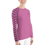 YAKWARY Women Pink Special Rash Guard