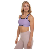 YAKWARY Women Purple Padded Sports Bra