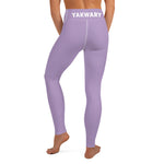 YAKWARY Purple Yoga Leggings Without Pocket