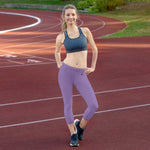 YAKWARY Women Purple Capri Leggings