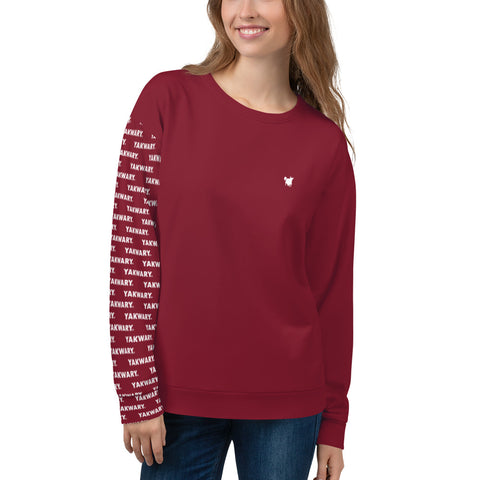 YAKWARY Women Red Special Sweatshirt