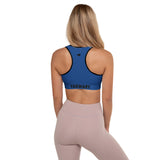 YAKWARY Women Blue Padded Sports Bra