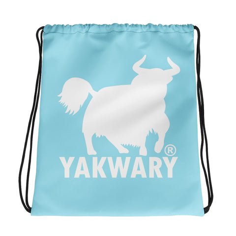 YAKWARY Sport Drawstring Blue Bag