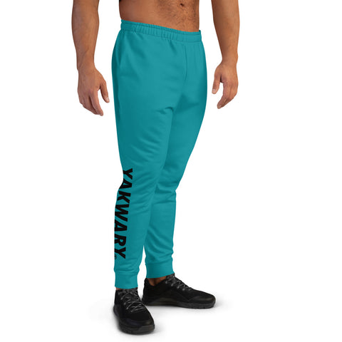 YAKWARY Men Turquoise Joggers