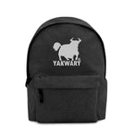 YAKWARY Men Embroidered Backpack