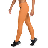 YAKWARY Women Orange Leggings