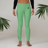 YAKWARY Women Green Leggings