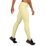 YAKWARY Women Yellow Leggings