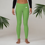 YAKWARY Women Green Leggings