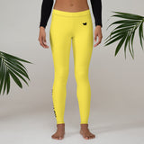 YAKWARY Women Yellow Leggings