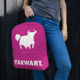 YAKWARY Women Pink Backpack