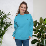 YAKWARY Women Blue Special Hoodie