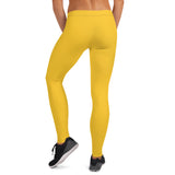 YAKWARY Women Yellow Leggings