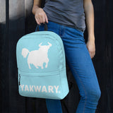 YAKWARY Women Blue Backpack