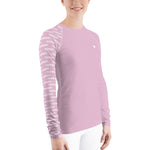 YAKWARY Women Pink Special Rash Guard