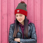 YAKWARY Women Pom-Pom Beanie