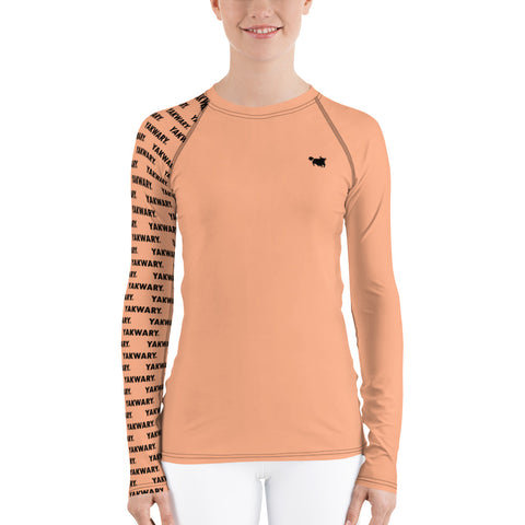 YAKWARY Women Orange Special Rash Guard