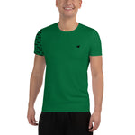 YAKWARY Men Green Sports T-shirt