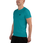 YAKWARY Men Turquoise Sports T-shirt