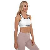 YAKWARY Women White Padded Sports Bra