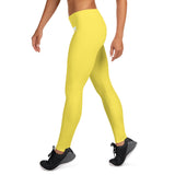 YAKWARY Women Yellow Leggings