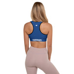 YAKWARY Women Blue Padded Sports Bra