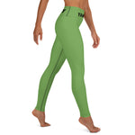 YAKWARY Green Yoga Leggings With Pocket