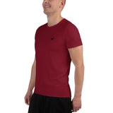 YAKWARY Men Red Sports T-shirt