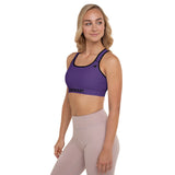 YAKWARY Women Purple Padded Sports Bra