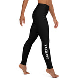 YAKWARY Black Yoga Leggings With Pocket