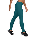 YAKWARY Women Turquoise Leggings