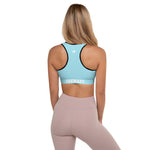 YAKWARY Women Blue Padded Sports Bra